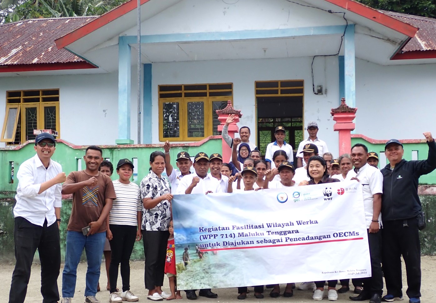KKP bekerjasama BRIN telah melakukan kajian saintifik menilai efektivitas kearifan lokal sasi melindungi sumber daya teripang di perairan Werka (WPP-714) Maluku Tenggara difasilitasi  pendanaan hibah GEF 6 CFI Indonesia The Ecosystem Approach To Fisheries Management (EAFM) In Eastern Indonesia (Fisheries Management Area (FMA) - 715,717 & 718) Components A, B, And D”. (22-29/7/2024).